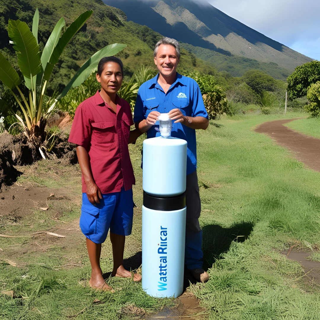 Purificadores de agua para comunidades rurales y zonas sin acceso a agua potable tratada en Costa Rica