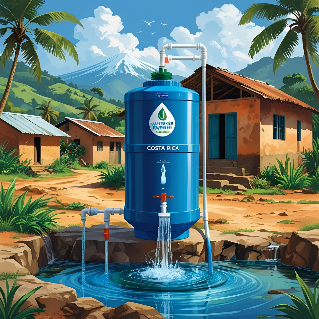 Purificador de agua sin electricidad en Costa Rica