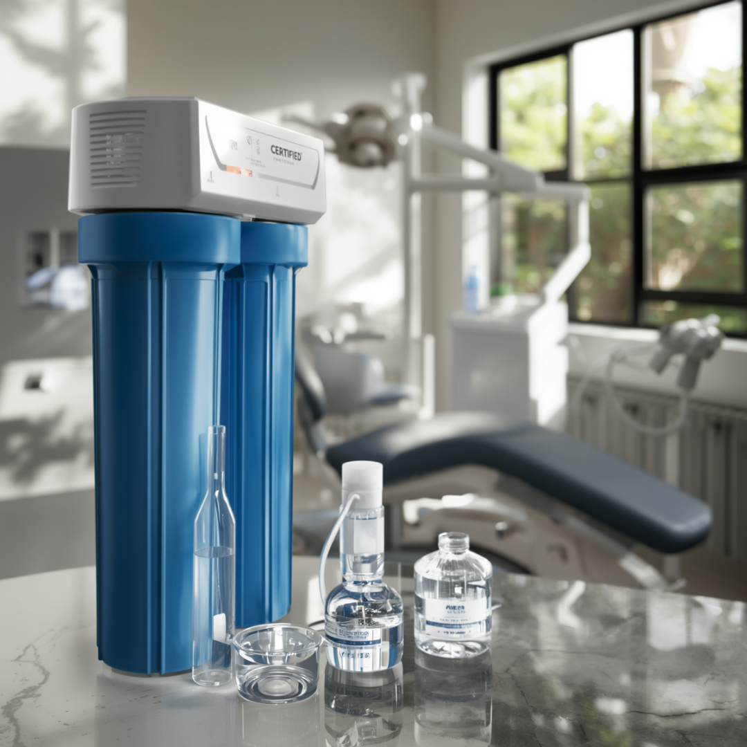 Filtros de agua certificados para consultorios odontológicos en Costa Rica