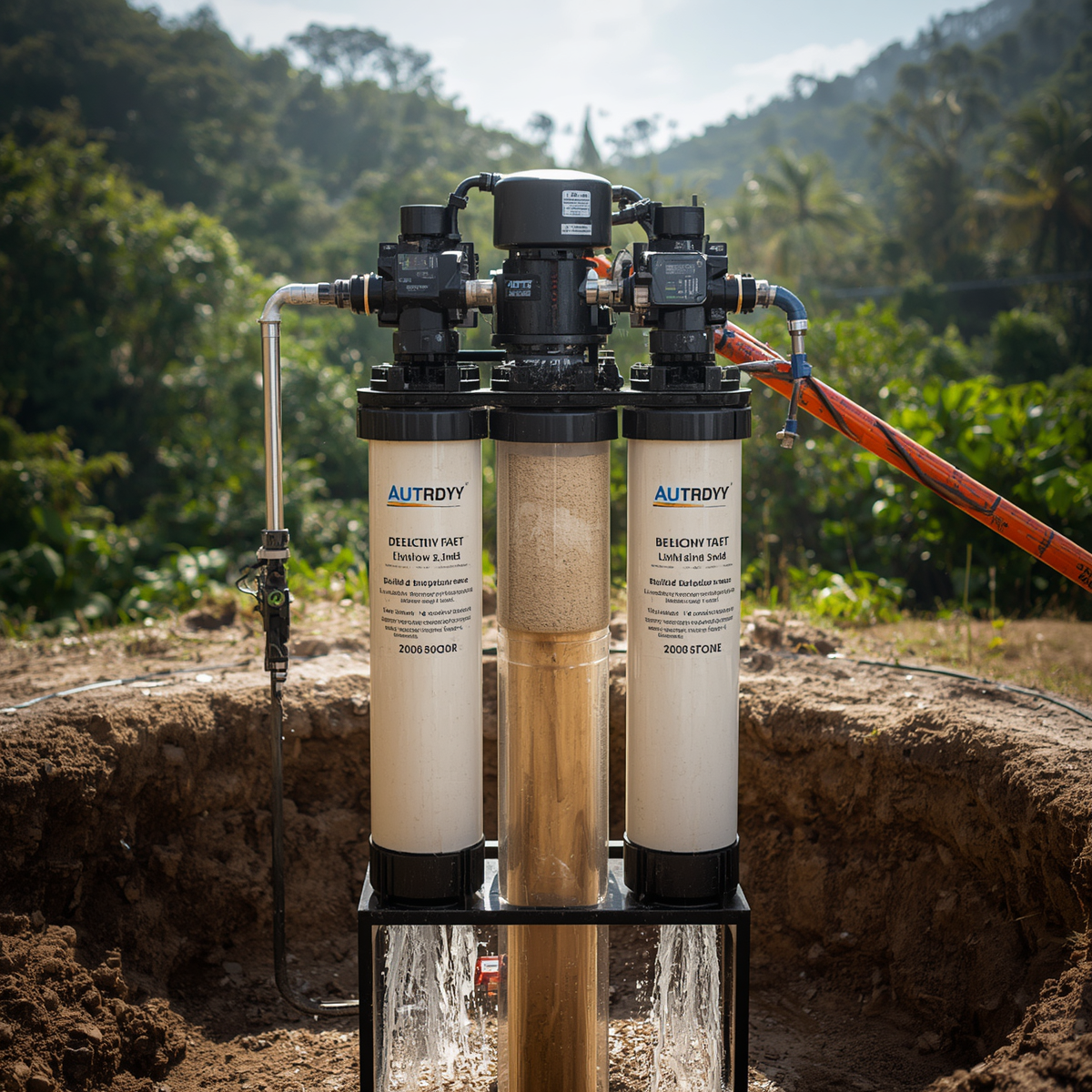 Sistema de filtración para quitar arena fina de pozo perforado precio en Costa Rica